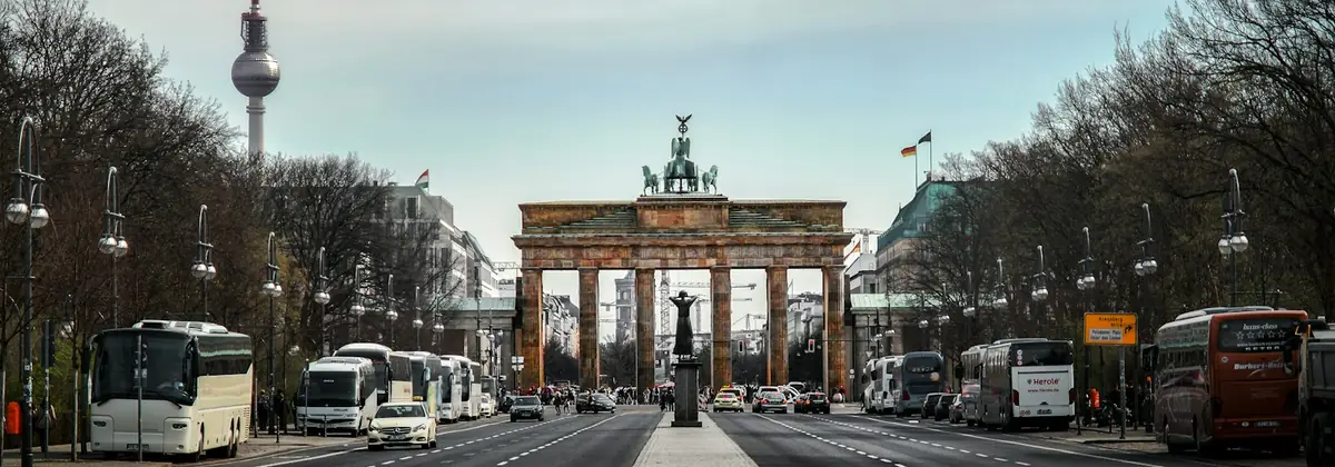 The Brandenburg Gate in Berlin