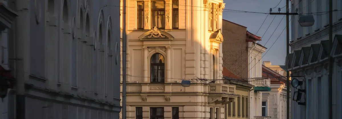 Buildings in Vilnius old town