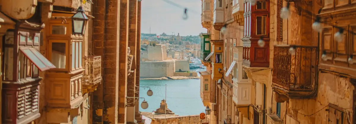 Valletta's traditional balconies